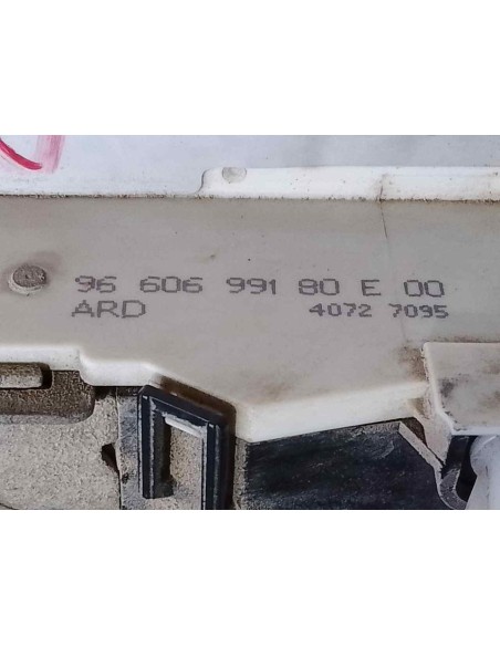 CERRADURA PUERTA TRASERA DERECHA PEUGEOT 407 - 106366