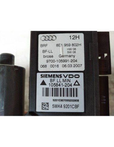 MOTOR ELEVALUNAS DELANTERO DERECHO AUDI A4...