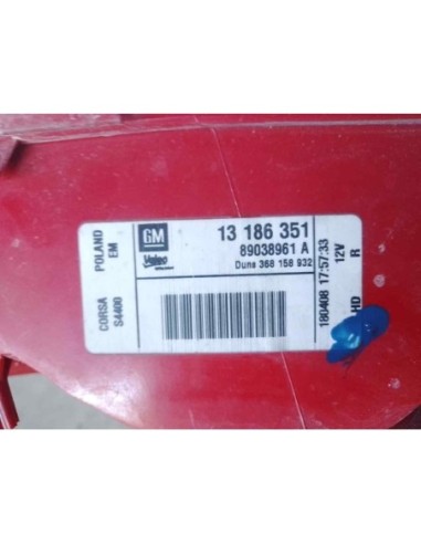 PILOTO TRASERO DERECHO OPEL CORSA D - 118260