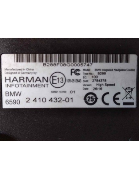 MODULO ELECTRONICO BMW SERIE 1 BERLINA 5P (F20) - 123150