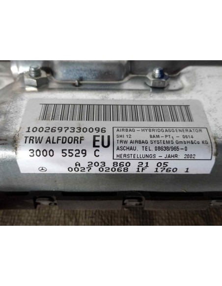 AIRBAG LATERAL IZQUIERDO MERCEDES-BENZ CLASE C (BM 203) SPORTCOUPE - 123364
