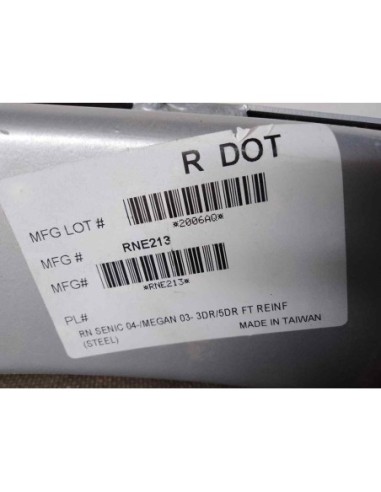 REFUERZO PARAGOLPES DELANTERO RENAULT SCENIC II...