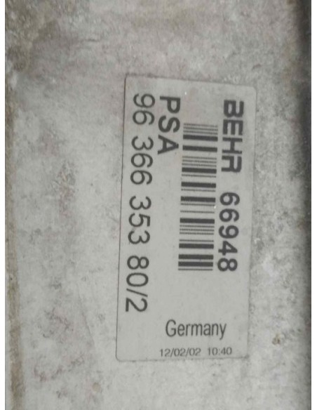 INTERCOOLER CITROEN XSARA BERLINA - 126000