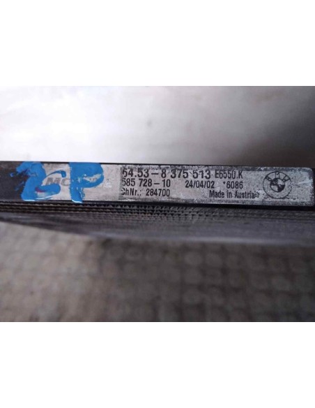 CONDENSADOR / RADIADOR  AIRE ACONDICIONADO BMW SERIE 5 BERLINA (E39) - 130107