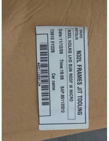 TECHO INTERIOR NISSAN QASHQAI +2 (JJ10) - 131057