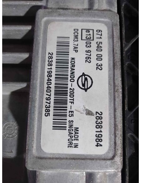 CENTRALITA MOTOR UCE SSANGYONG KORANDO - 134151
