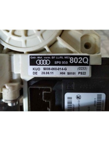 ELEVALUNAS DELANTERO DERECHO AUDI A3 (8P1) -...