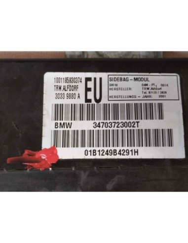 AIRBAG LATERAL DELANTERO DERECHO BMW SERIE 3...