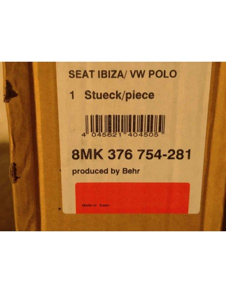 RADIADOR AGUA SEAT IBIZA BERLINA (6J5) - 138460
