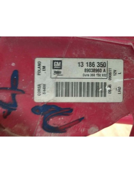 PILOTO TRASERO IZQUIERDO OPEL CORSA D - 138812
