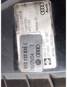 FILTRO AIRE AUDI A6 BERLINA (4F2) - 140481 2