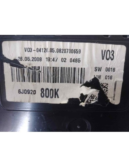 CUADRO INSTRUMENTOS SEAT IBIZA BERLINA (6J5) - 144212