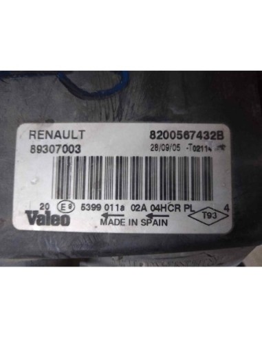 FARO DERECHO RENAULT MEGANE II CLASSIC BERLINA...