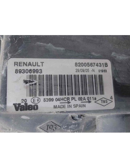 FARO IZQUIERDO RENAULT MEGANE II CLASSIC BERLINA - 148593
