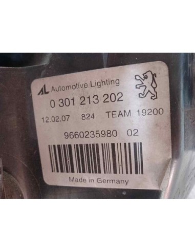 FARO DERECHO PEUGEOT 407 - 153028