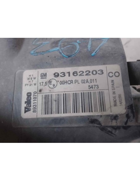 FARO IZQUIERDO OPEL TIGRA TWIN TOP - 162308