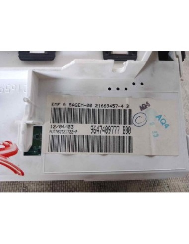 PANTALLA MULTIFUNCION PEUGEOT 206 - 162573