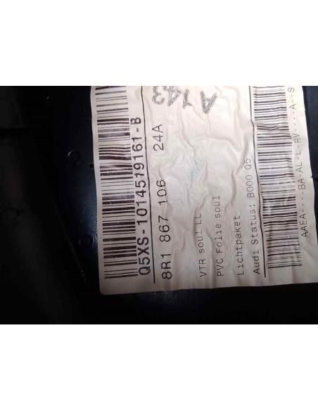 GUARNECIDO PUERTA DELANTERA DERECHA AUDI Q5 (8R) - 167639