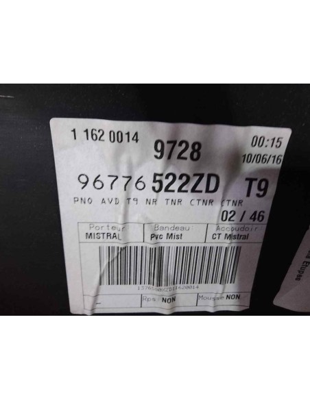 GUARNECIDO PUERTA DELANTERA DERECHA PEUGEOT 308 - 171278