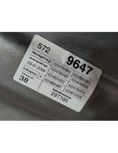 ELEVALUNAS TRASERO DERECHO MERCEDES-BENZ CLASE...