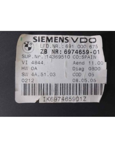 CUADRO INSTRUMENTOS BMW SERIE 3 BERLINA (E90) -...