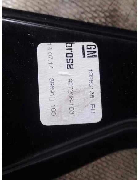 ELEVALUNAS DELANTERO DERECHO OPEL ZAFIRA C TOURER - 220957