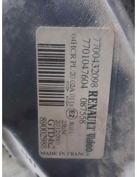 FARO IZQUIERDO RENAULT SCENIC I (JA   ) - 175725