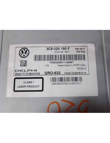 SISTEMA NAVEGACION GPS VOLKSWAGEN PASSAT BERLINA (362) - 180113