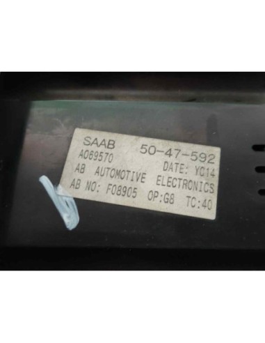 MANDO CLIMATIZADOR SAAB 9-5 BERLINA - 192388