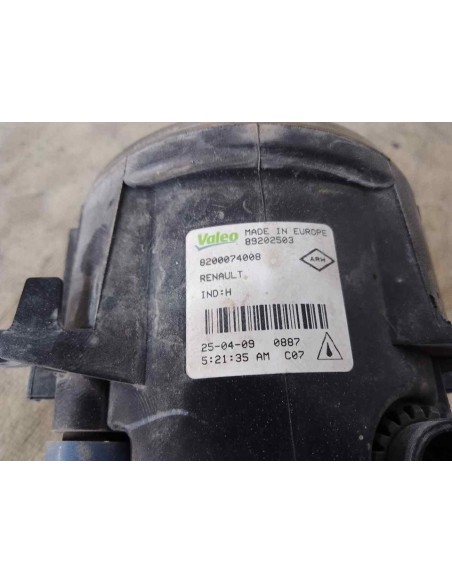 FARO ANTINIEBLA DERECHO RENAULT MEGANE III BERLINA 5P - 183664