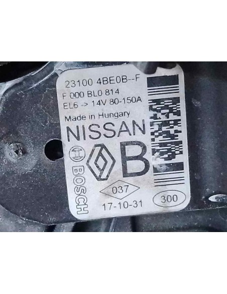 ALTERNADOR RENAULT MEGANE IV SPORT TOURER - 184746