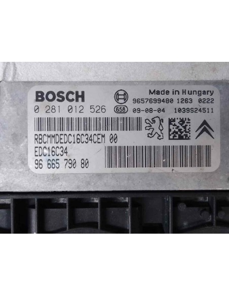 CENTRALITA MOTOR UCE PEUGEOT 206 + - 185329