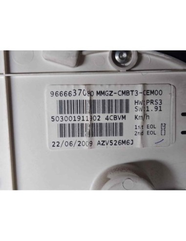 CUADRO INSTRUMENTOS PEUGEOT 206 + - 185337