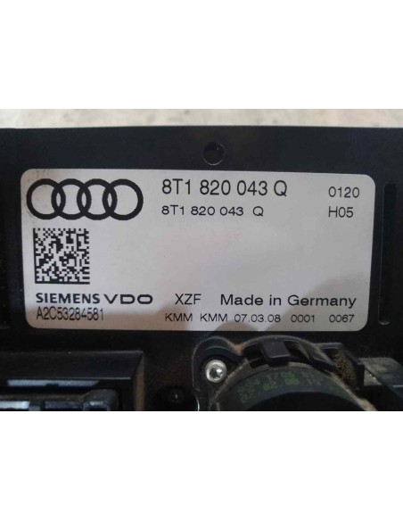 MANDO CLIMATIZADOR AUDI A5 COUPE (8T) - 195534