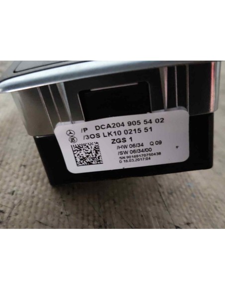 MANDO ELEVALUNAS DELANTERO IZQUIERDO MERCEDES-BENZ CLASE C (BM 204) BERLINA - 243949