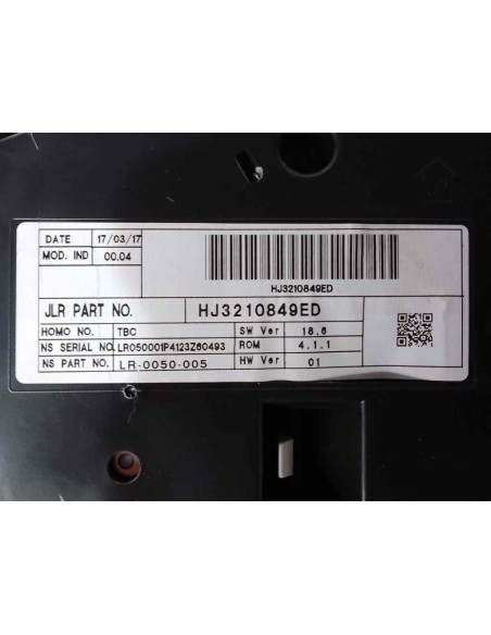 CUADRO INSTRUMENTOS LAND ROVER RANGE ROVER EVOQUE - 197860