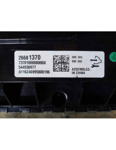 SISTEMA AUDIO / RADIO CD OPEL INSIGNIA BERLINA...