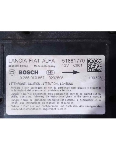 CENTRALITA AIRBAG FIAT II DOBLÒ (263) CARGO -...