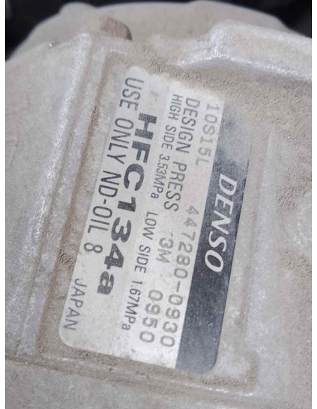 COMPRESOR AIRE ACONDICIONADO SUBARU LEGACY BERLINA (B14) - 242724