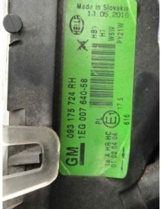 FARO DERECHO OPEL ASTRA G COUPE - 250034 2