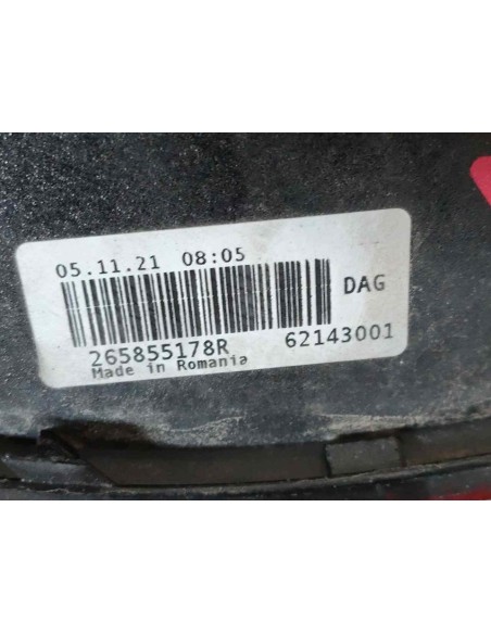 PILOTO TRASERO IZQUIERDO PARAGOLPES DACIA DUSTER II - 254143