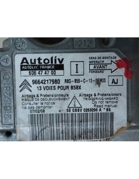 CENTRALITA AIRBAG CITROEN GRAND C4 PICASSO - 184888