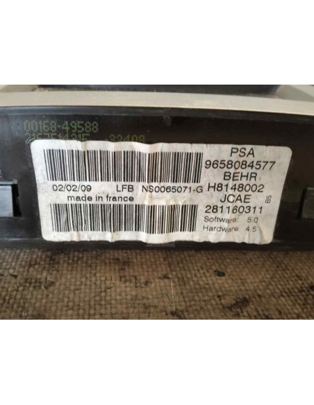 MANDO CLIMATIZADOR CITROEN C4 BERLINA - 166422