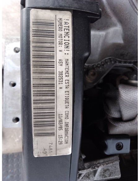 MOTOR COMPLETO SEAT IBIZA (6L1) - 91561