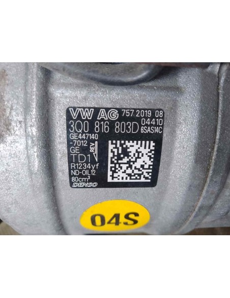 COMPRESOR AIRE ACONDICIONADO SEAT IBIZA (KJ1) - 186354