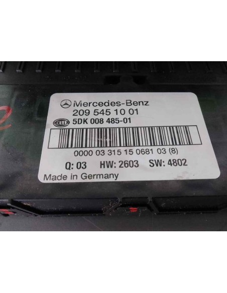 CAJA RELES / FUSIBLES MERCEDES-BENZ CLK (BM 209) COUPE - 207185