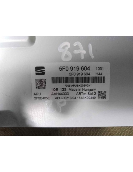 SISTEMA AUDIO / RADIO CD SEAT TOLEDO (KG3) - 234643