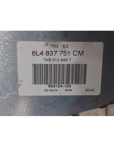ELEVALUNAS DELANTERO IZQUIERDO SEAT IBIZA (6L1)...