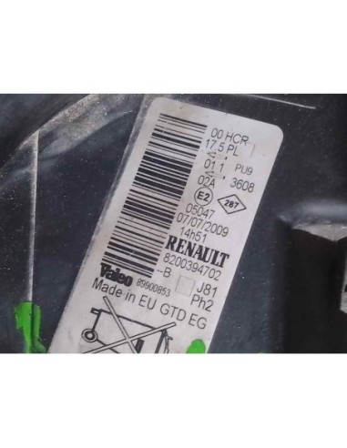 FARO IZQUIERDO RENAULT ESPACE IV (JK0) - 165140