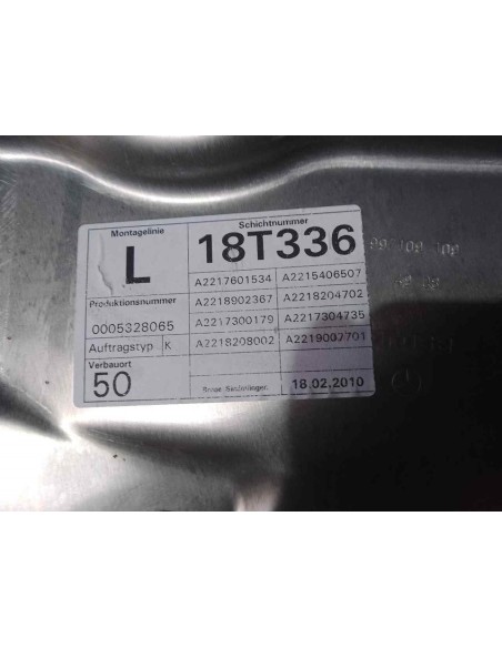 ELEVALUNAS TRASERO IZQUIERDO MERCEDES-BENZ CLASE S (BM 221) LIM  - 164123